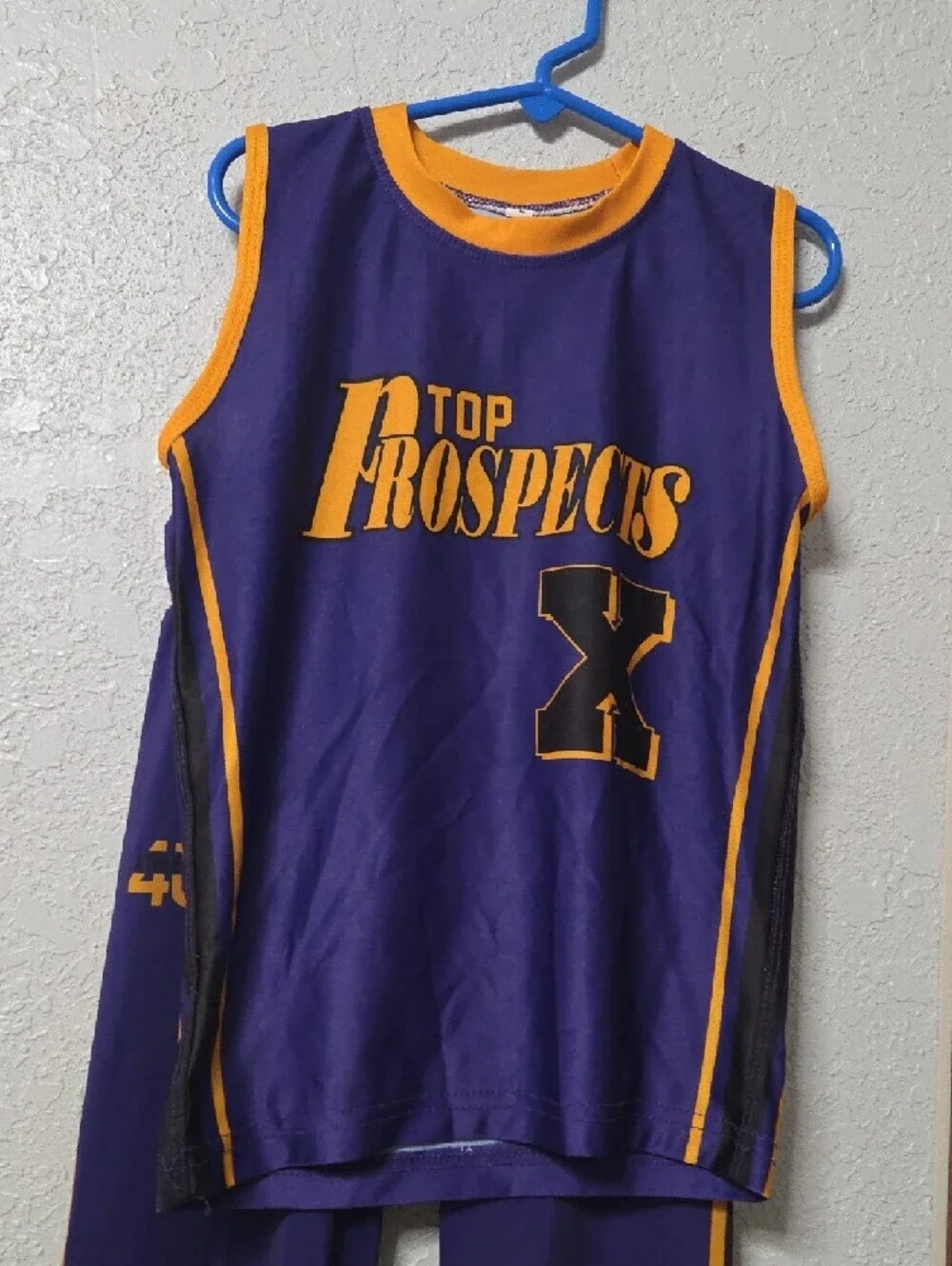 Top Prospects Purple and Gold Kids Athletic Set